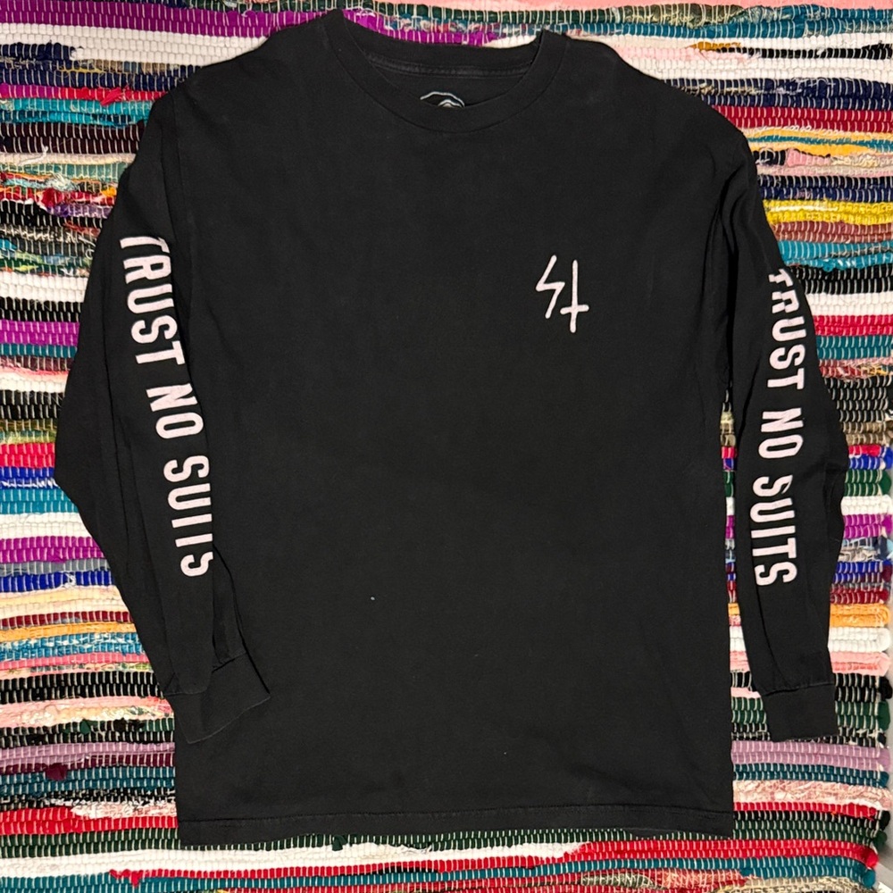 Lurking Class / Sketchy Tank Black Long Sleeve Graphic Tee